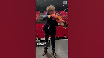 TEASER: ALEXANDRE DA COSTA about PETER INFELD strings for violin | #shorts #thomastikinfeld