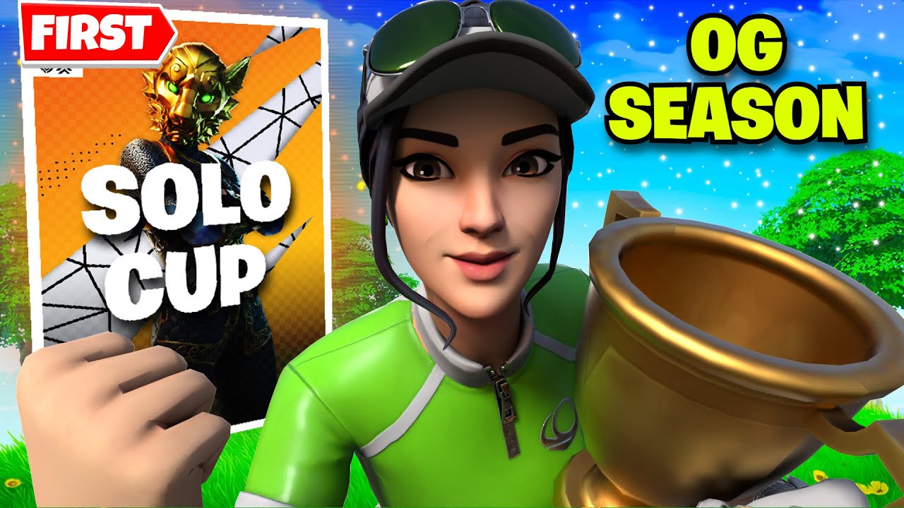 *First* Zero Build Solo Victory Cup Of The OG Season...