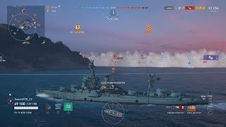 World of Warships: Legends - One salvo Kill two citadel hit