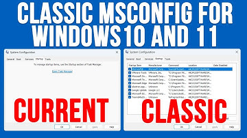Get the Classic MSconfig Back for Windows 10 and 11