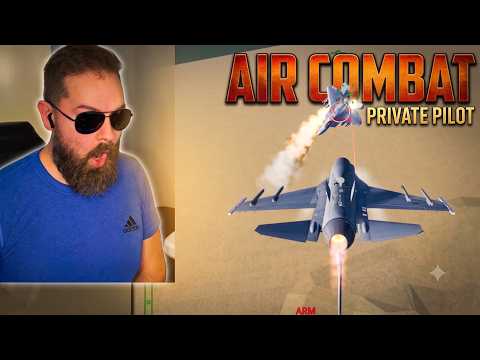 Real Pilot Tries ROBLOX COMBINED ARMS (And It Gets Chaotic!)