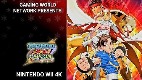 GOLD LIGHTAN ARCADE MODE TATSUNOKO VS CAPCOM ULTIMATE ALL-STARS NINTENDO WII 4KHDR.