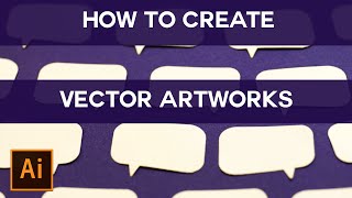 Illustrator Tutorial : Vector Speech Bubbles