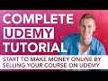 Complete Udemy Tutorial For Beginners | Make Money By Selling Courses