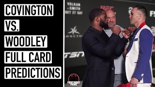 UFC Fight Night: Covington vs. Woodley Full Card Predictions
