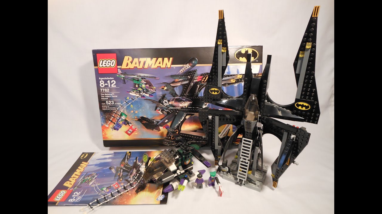 Vintage Batman The Batwing The Jokers Aerial Assault LEGO Set 7782 