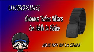 Cinturones Tácticos Militares Con Hebilla De Plástico