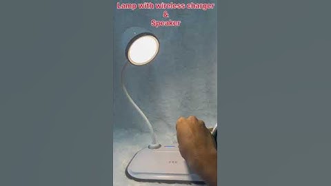 REMAXX RetroWave Multipurpose 3 in 1 Desk Lamp with 15w Wireless Charger and Bluetooth Speaker