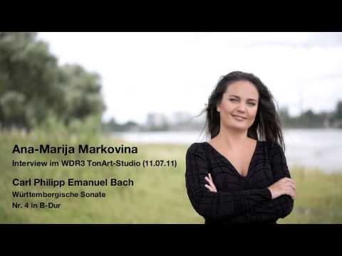 Ana-Marija Markovina im Interview mit WDR3 TonArt