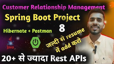 "Customer Relationship Management - Spring Boot Project" - Creating Get Customers By FirstName API |