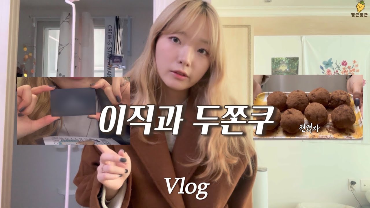 [일상브이로그]새로운 세무사무실에 취업했어요. 그리고 두쫀쿠도 만들기!/이직,세무회계사무실,세무대리인,두바이쫀득쿠키,자취로그,고양이집사,사무실꾸미기,이케아광명점