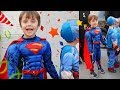 FESTA DE CARNAVAL NA ESCOLA DO MARCOS!! Fantasia do Superman
