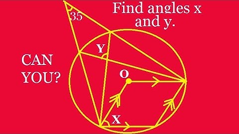 Circle Geometry | How to find the missing angles
