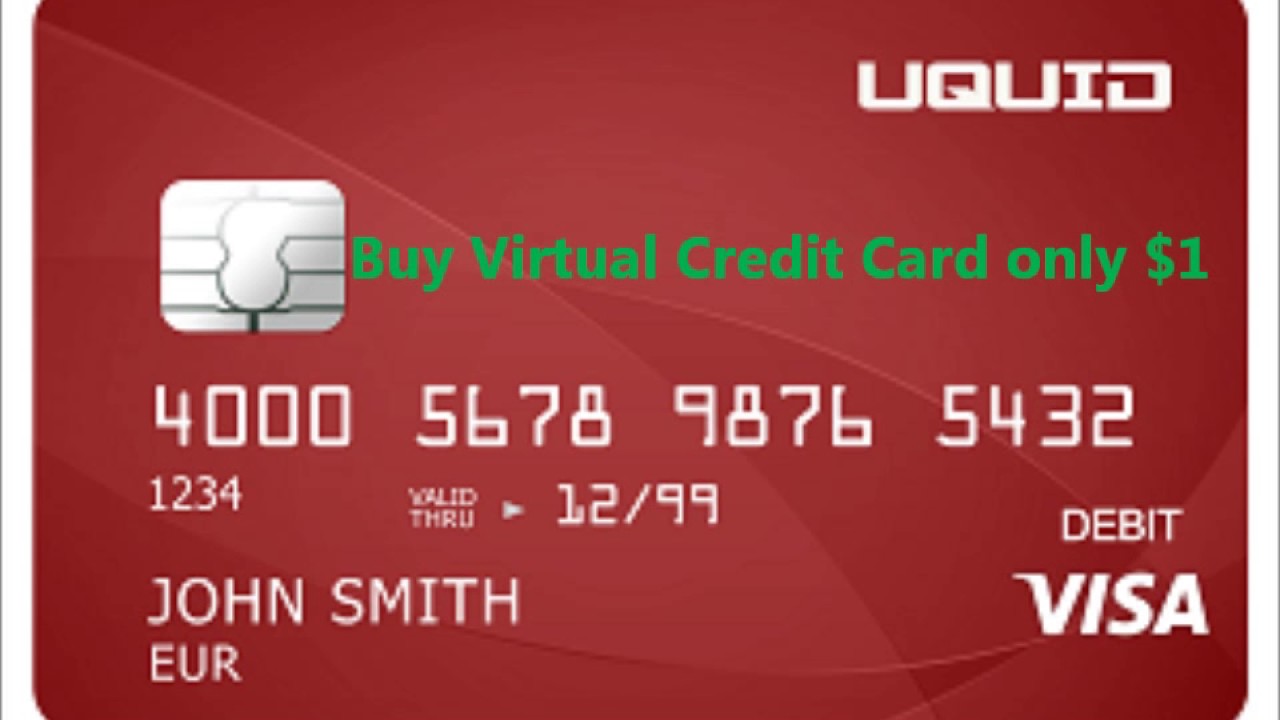 Virtual Credit Card for only $1 - YouTube