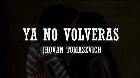 Jhovan Tomasevich - Indiferencia| (Letra/Lyrics)