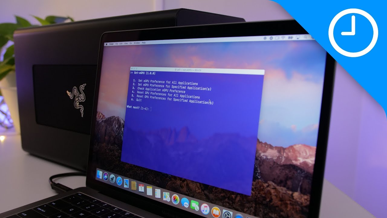 Abundantly Henfald Pompeji How to accelerate apps with an eGPU on your Mac's internal display [Video]  - 9to5Mac