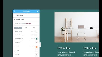 Manage your color palette with Global Style Kit Colors