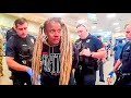 Entire Police Force Came Into Action to Brutally Kick this Worst than Animal Nutcase Woman Out