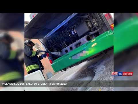 INCENDIO SUL BUS: SALVI 50 STUDENTI | 05/10/2023