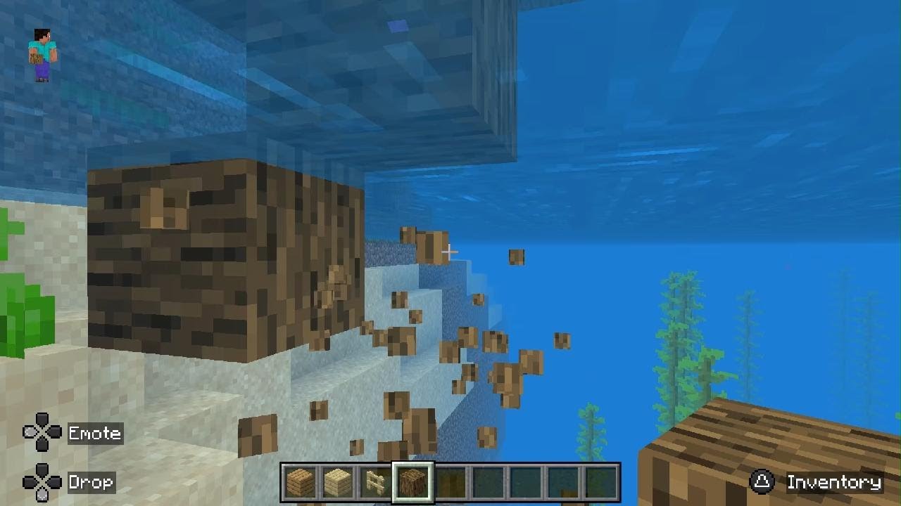 building a dock In Minecraft.