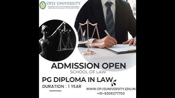 PG Diploma in Law in india