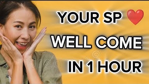 Your Specific Person Will Come In 60 Minutes or Less After Doing This POWERFUL Technique