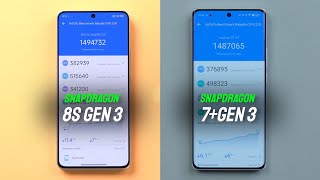 Snapdragon 8s Gen 3 Vs Snapdragon 7 Plus Gen 3 | Antutu Score & Benchmark
