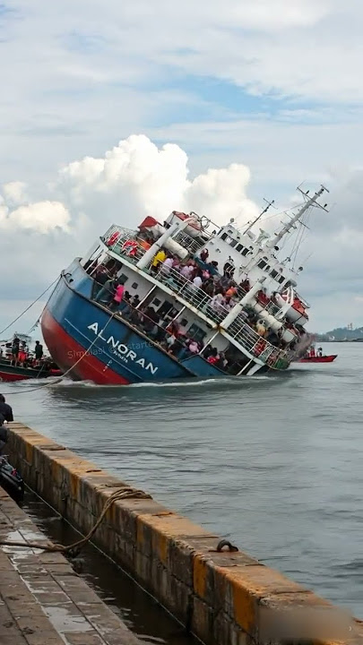Kapal Tenggelam! Penumpang Panik Saat Kapal Oleng #shorts