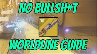 Patched Destiny 2 - No Bullsht Worldline Zero Guide - Worldline Zero Skating