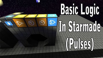 Starmade Basic Logic Tutorials - Pulses (Episode 2)
