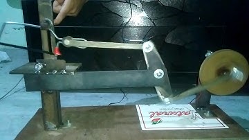 Mini project - Beam engine powerd hacksaw cutter project.