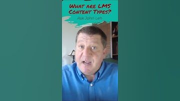 What are LMS Content Types? Ask John Leh! Learn more at TalentedLearning.com #shorts