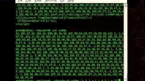 Decoding obfuscated JS