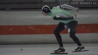 Sven Kramer techniek bocht schaatsen slowmotion speed skating technique