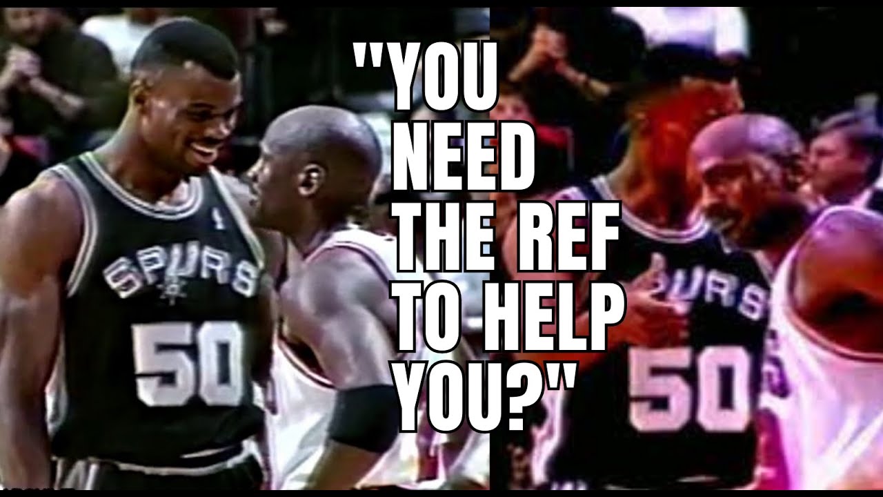 When David Robinson Disrespected Michael Jordan and instantly regret it