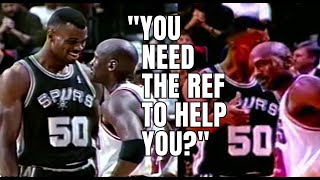 When David Robinson Disrespected Michael Jordan and instantly regret it