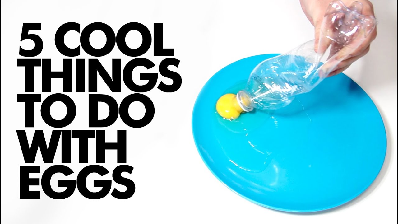 5 COOL THINGS TO DO WITH EGGS - YouTube