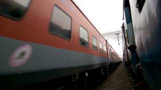 Guy Waves To Mumbai Rajdhani Asking To Go Faster