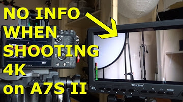 Sony A7S II Problem With External Monitors