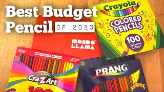 What are the best budget-friendly colored pencils?