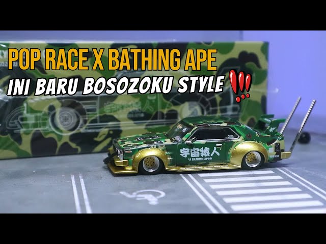 POP RACE Bosozoku Skyline C210 BAPE | Toycarsaddict.club