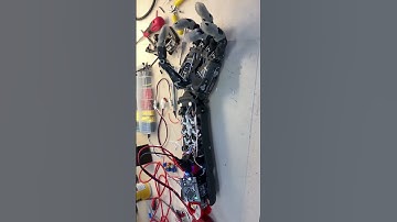 V2 #DexHand fingers, thumb and wrist all powered and working from a visual feed 😁 #mediapipe