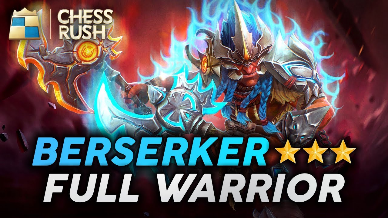 BERSERKER ⭐⭐⭐ CARRY THE GAME FULL WARRIOR - Chess Rush Indonesia