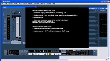 10 Cubase 4 video tutorial course Audio HW SetUp
