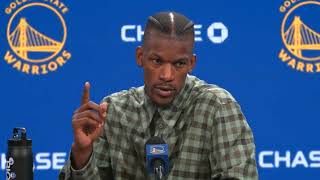 Jimmy Butler Postgame Interview Indiana Pacers Vs Den State Warriors