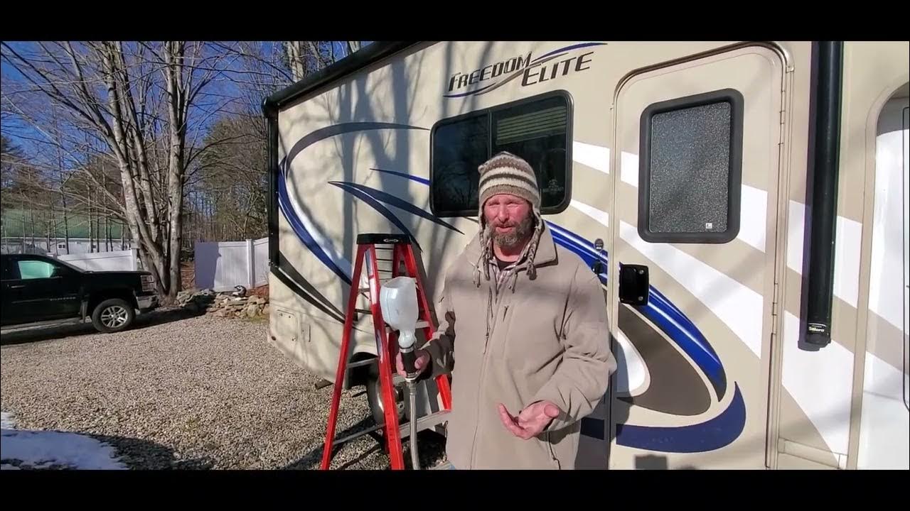 RV Tip Antifreeze into Fresh Water Tank YouTube