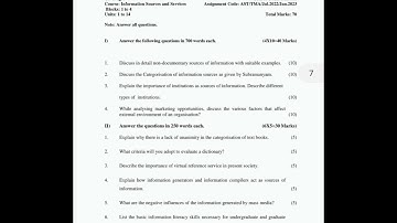 ,# Ignou blis assignment questions for session 2022 july and January 2023 ( BLI-223).