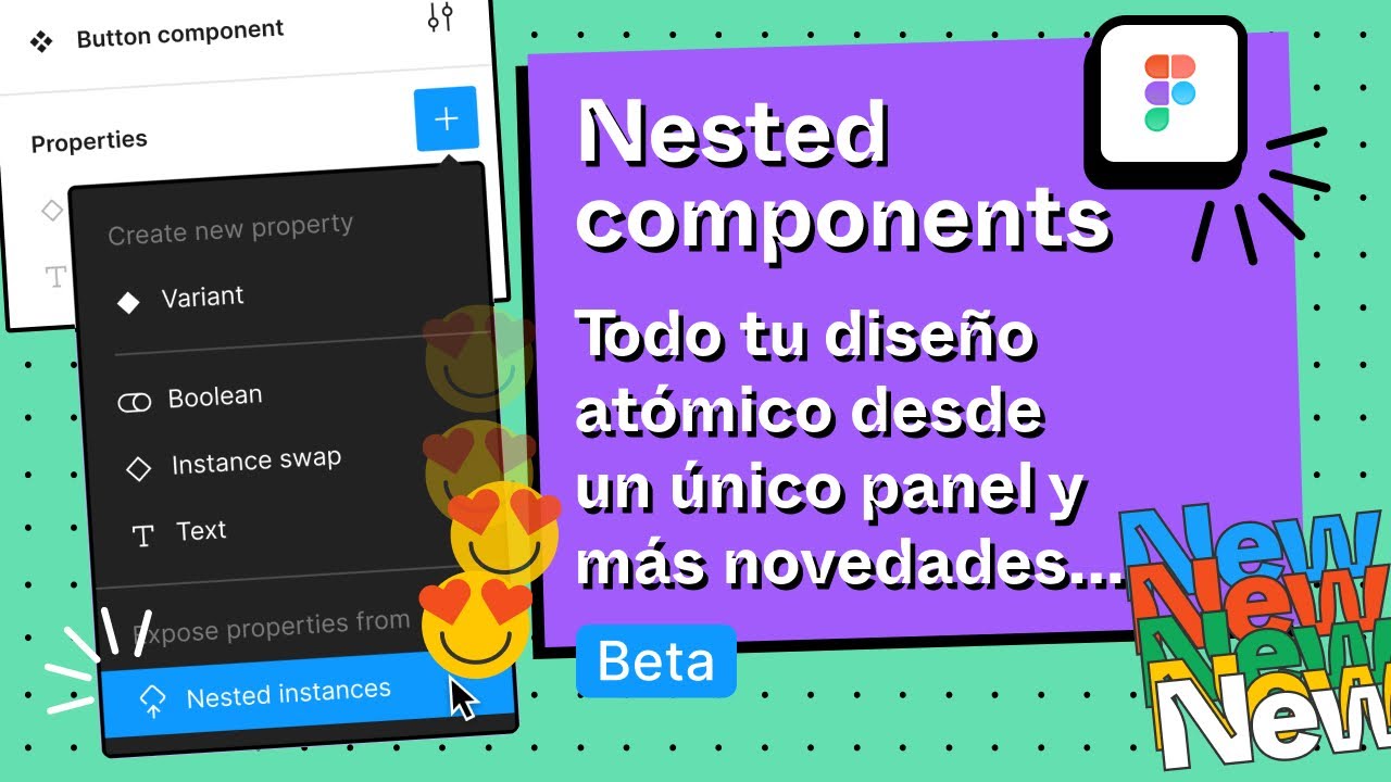 El nuevo nested instances de Figma. Todo tu diseño atómico desde un ...