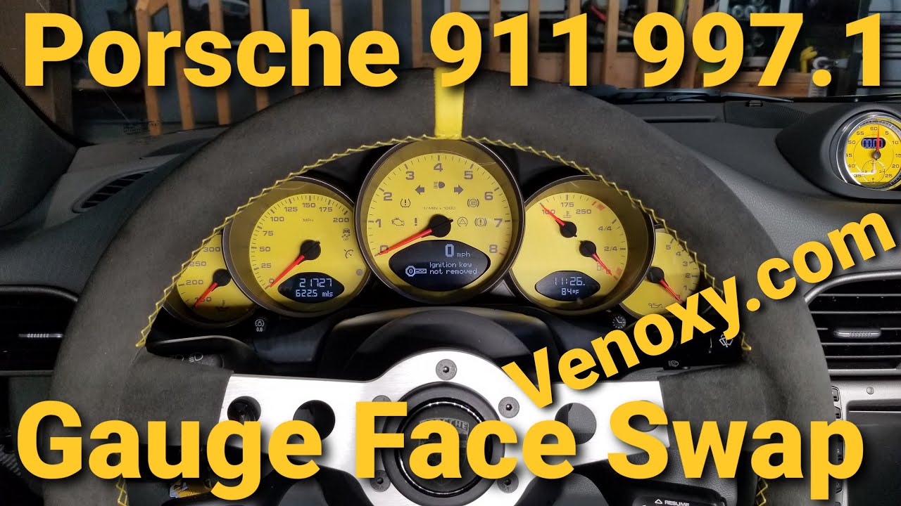 Porsche 997 Turbo| Turbo S Custom Gauge Faces