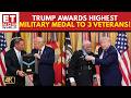 Trump Awards America's Highest Military Honor To Three Veterans In White House Ceremony